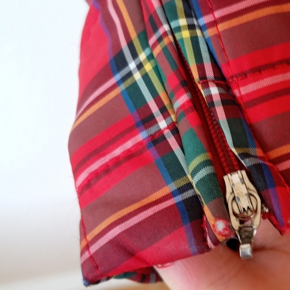 Ralph Lauren Red Plaid Puffer Jacket - Picture 7 of 7
